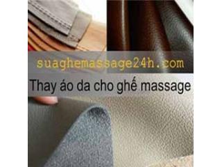 Thay áo da, phụ kiện ghế massage tại Hà Nội