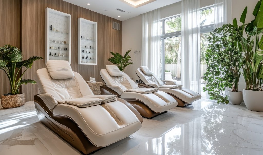 Nhiều văn phòng đã trang bị ghế massage cho nhân viên